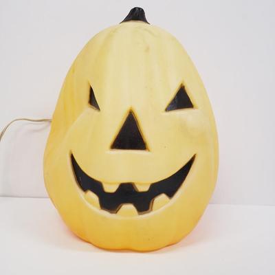 LOT 143: Vintage Beistle Jointed Jack o lantern & Pair of Blowmolds