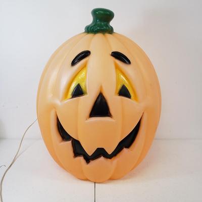 LOT 145: 24" General Foam Blowmold Pumpkin