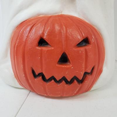 LOT 147: 34" Ghost with Pumpkin Blowmold