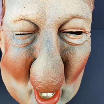LOT 149: Paper Magic Group Masks; Bill Clinton & Grinning Monster