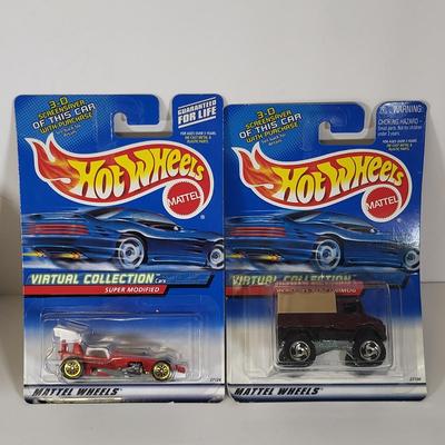 LOT 152: Seven Vintage Hot Wheels Lot Featuring Cars From Virtual Series, Speed Blaster Series and More