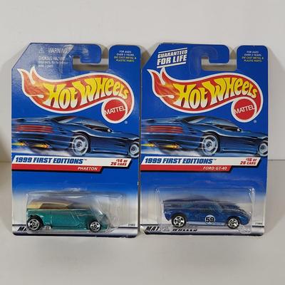 LOT 153: Seven Vintage Hot Wheels Lot Featuring First Edition Releases from 1999-2000
