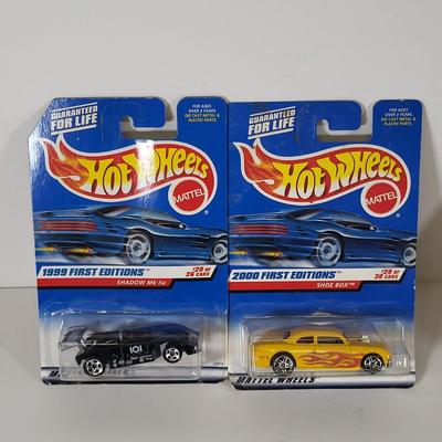 LOT 153: Seven Vintage Hot Wheels Lot Featuring First Edition Releases from 1999-2000