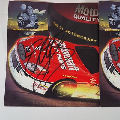 LOT 157: Multiple Nascar Memorabilia Items Including Autographs of Bobby Allison, Elliott Sadler and More