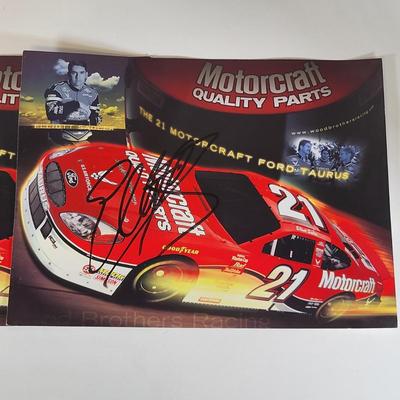 LOT 157: Multiple Nascar Memorabilia Items Including Autographs of Bobby Allison, Elliott Sadler and More