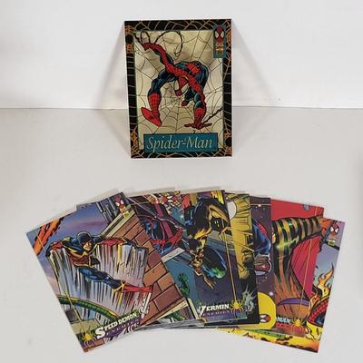 LOT 162: Marvel and DC Lot of Collectibles Including Comic Books, Trading Cards and More