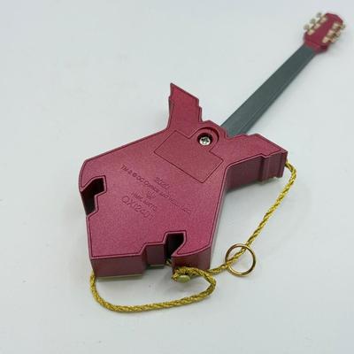 LOT 171: Hallmark Keepsake Guitar Magic Ornaments in Boxes: Wonder Woman Rocks & Batman Rocks