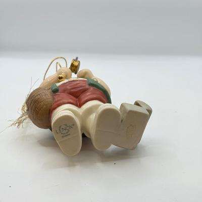 LOT 178: Lenox Fishing Santa, Hallmark Keepsake Ornament Kris Kringle & Trio of Santas all in Boxes