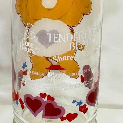 LOT 180: Collectible Glasses: Camp Snoopy, Strawberry Short Cake & Pizza Hut Care Bears: Grumpy & Tenderheart