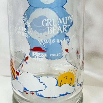 LOT 180: Collectible Glasses: Camp Snoopy, Strawberry Short Cake & Pizza Hut Care Bears: Grumpy & Tenderheart
