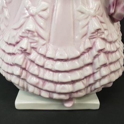 LOT 181: 14" Herend Porcelain Woman Playing Guitar