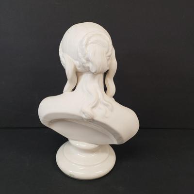 LOT 183: Belleek Ireland Porcelain Bust of Sorrow