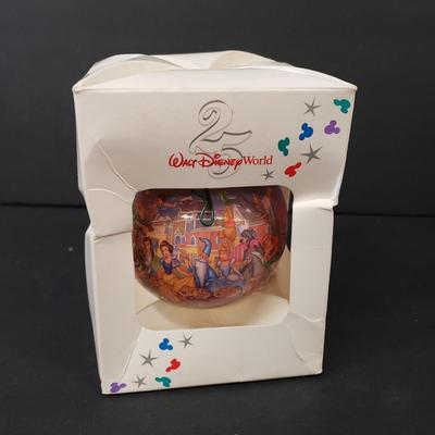 LOT 184: Disney Miniature Snowglobe Ornament Collection & More
