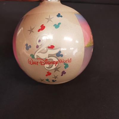 LOT 184: Disney Miniature Snowglobe Ornament Collection & More