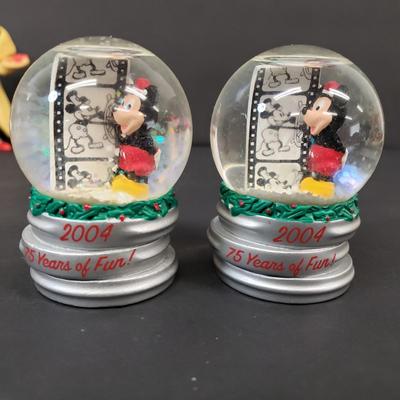 LOT 184: Disney Miniature Snowglobe Ornament Collection & More