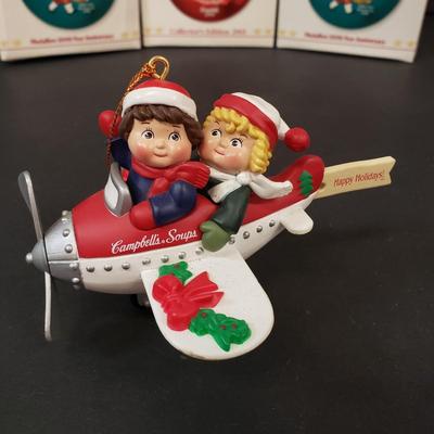 LOT 188: Campbell's Soup Can Ornaments, Balls & More