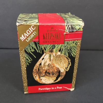 LOT 190: Assorted Hallmark Christmas Ornaments & More