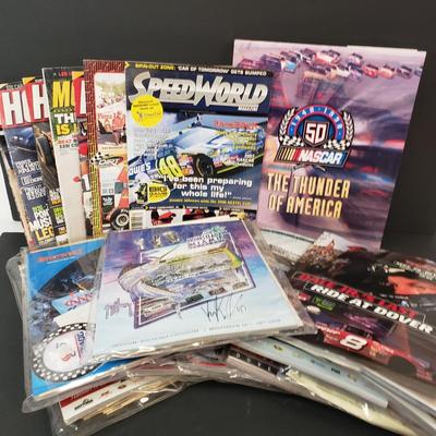 LOT 192: Collection of Nascar Racing Programs, Hot Rod Magazines & More