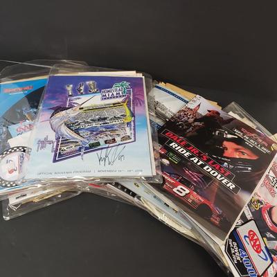 LOT 192: Collection of Nascar Racing Programs, Hot Rod Magazines & More