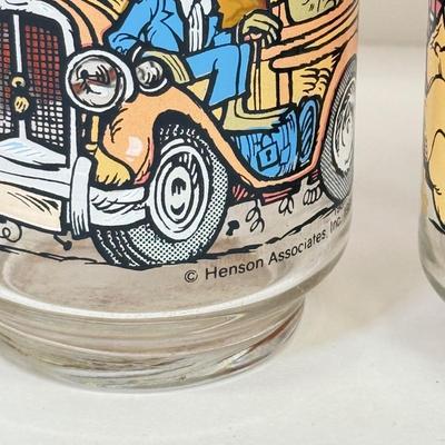 LOT 201: Collectible Glasses: Bud Nascar, Norman Rockwell, Niagara Falls, Shrek the Third & The Great Muppet Caper