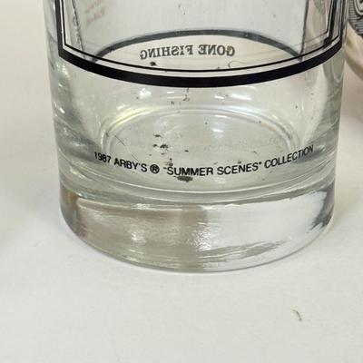 LOT 201: Collectible Glasses: Bud Nascar, Norman Rockwell, Niagara Falls, Shrek the Third & The Great Muppet Caper