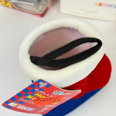 LOT 203: NASCAR Christmas Collection: Stocking w/ Ornaments: 4-Pack, Hallmark Keepsake & More