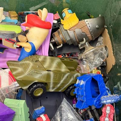 LOT 205: Mystery Scavenger Lot of Toys & Toy Parts