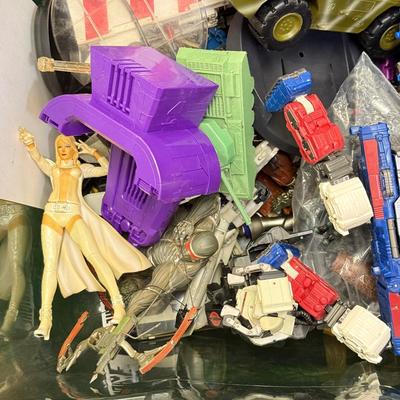 LOT 205: Mystery Scavenger Lot of Toys & Toy Parts
