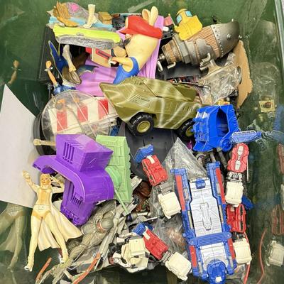 LOT 205: Mystery Scavenger Lot of Toys & Toy Parts