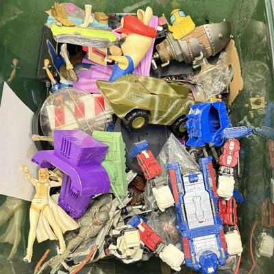 LOT 205: Mystery Scavenger Lot of Toys & Toy Parts