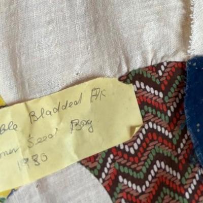 1930s Double Bladded F/C Pioneer Seed Bag Quilt Top
