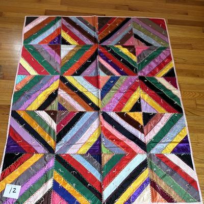 Vintage Small Quilt made by the Emmerick Sisters