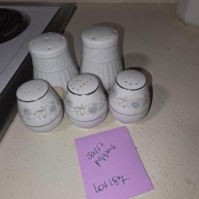 Salt and pepper shakers