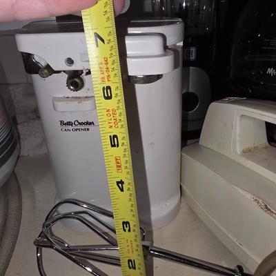 Can opener and mixer