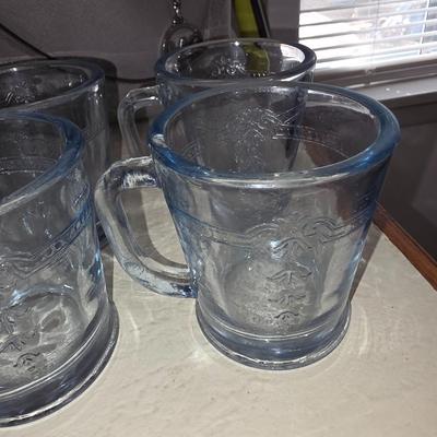 Blue fire king mugs