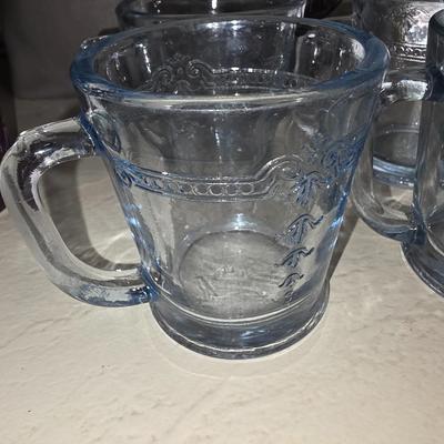 Blue fire king mugs