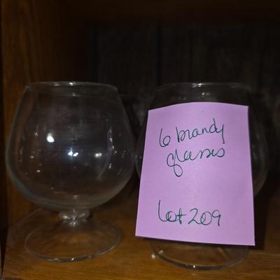 Brandy glasses