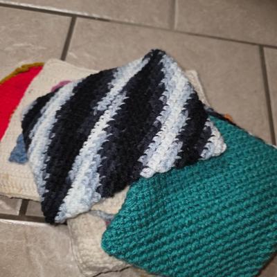 Crochet pot holders