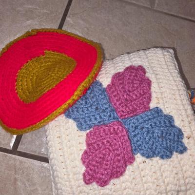 Crochet pot holders