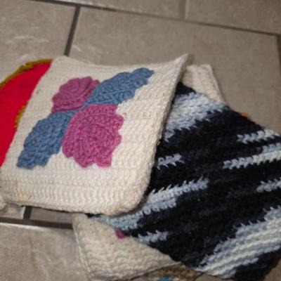 Crochet pot holders