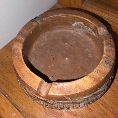Wooden ash trays