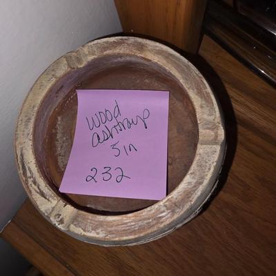 Wooden ash trays