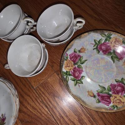 Rose tea set
