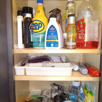 Contents of cabinets