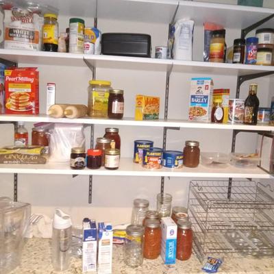 Contents of cabinets