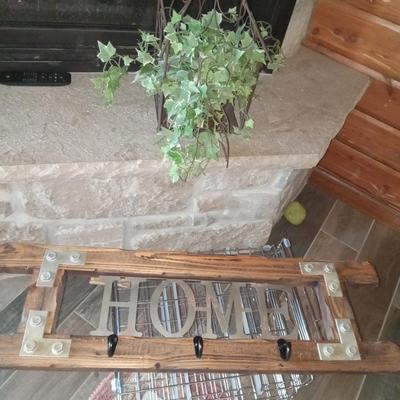 Flat Screen t.v. Floor lamp, home decor