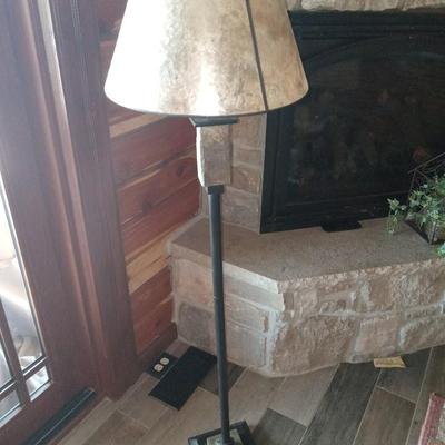 Flat Screen t.v. Floor lamp, home decor