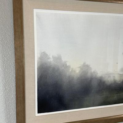 Sean Friloux Watercolor – Golden Joan of Arc Statue, New Orleans