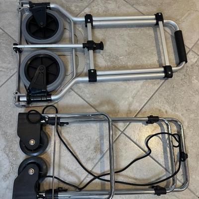 Two Folding Hand Trucks