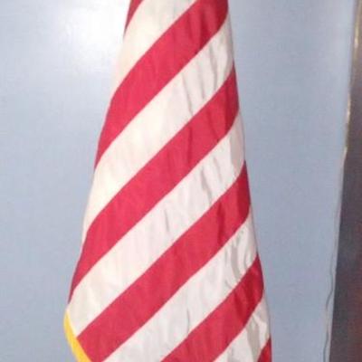 United States Flag on stand
